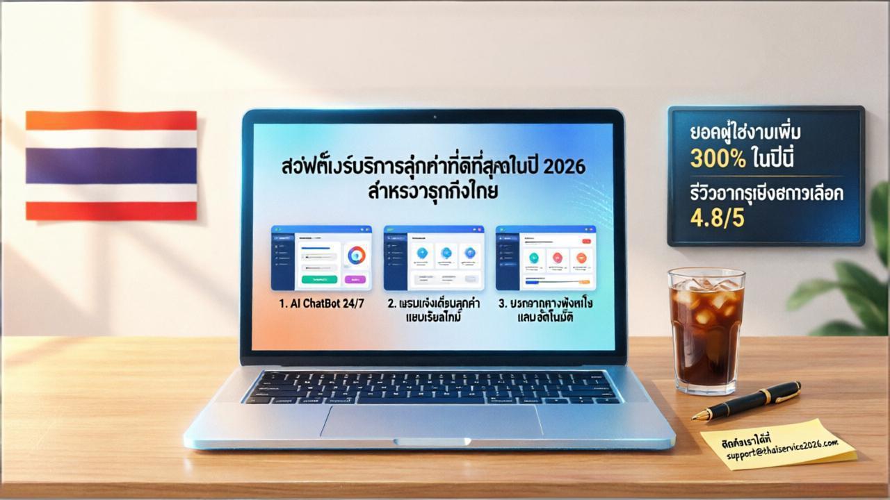 ซอฟต์แวร์บริการลูกค้าที่ดีที่สุดในปี 2026 สำหรับธุรกิจไทย